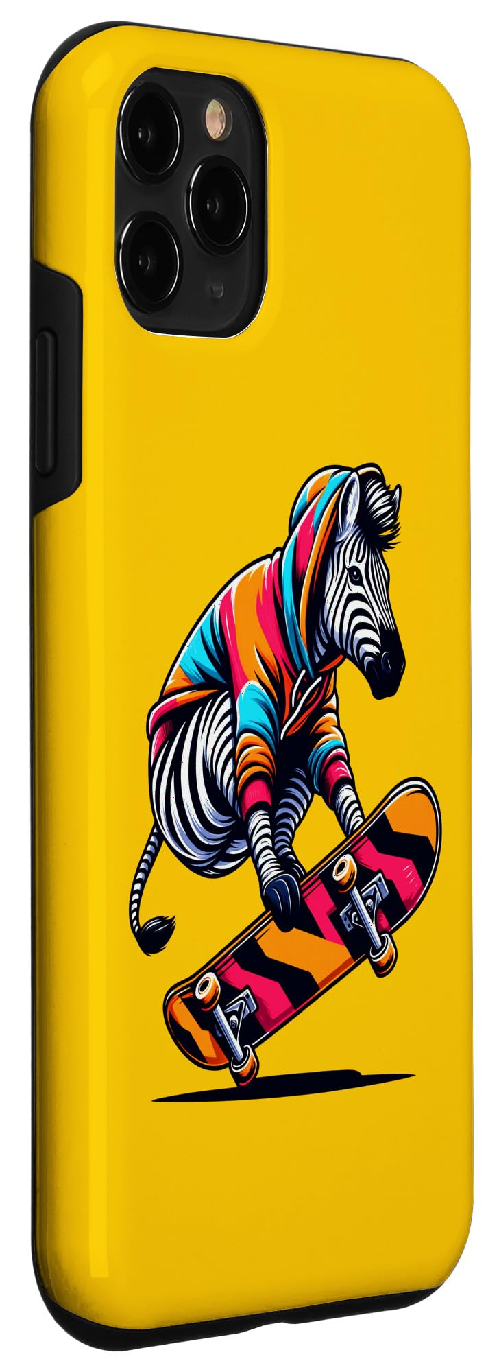 Amazon.co.jp: iPhone 11 Pro クールなファンキーゼブラスケートボード